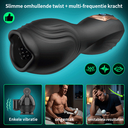 Alex - Intelligente Draaiende Multi-Frequentie Vibratie Eikel Trainer