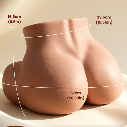Calista - Realistische Mannen Masturbator van Siliconen, Hoge Elasticiteit, Honinggel Dubbele Laag | Vaginale & Anale Stimulatie