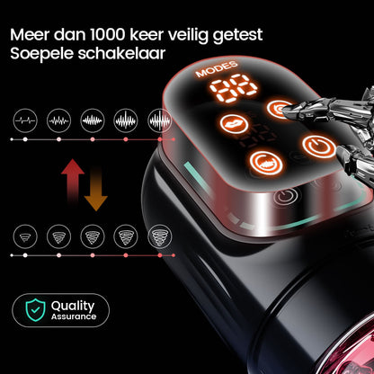 Scarlet - 360° Tonglekkende Levensechte Dikke Sleeve met 7 Zuigmodi Blowjob Stroker