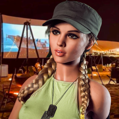 Tanya-166 CM Levensechte Amerikaanse vrouwelijke soldaat sekspop 30 kg