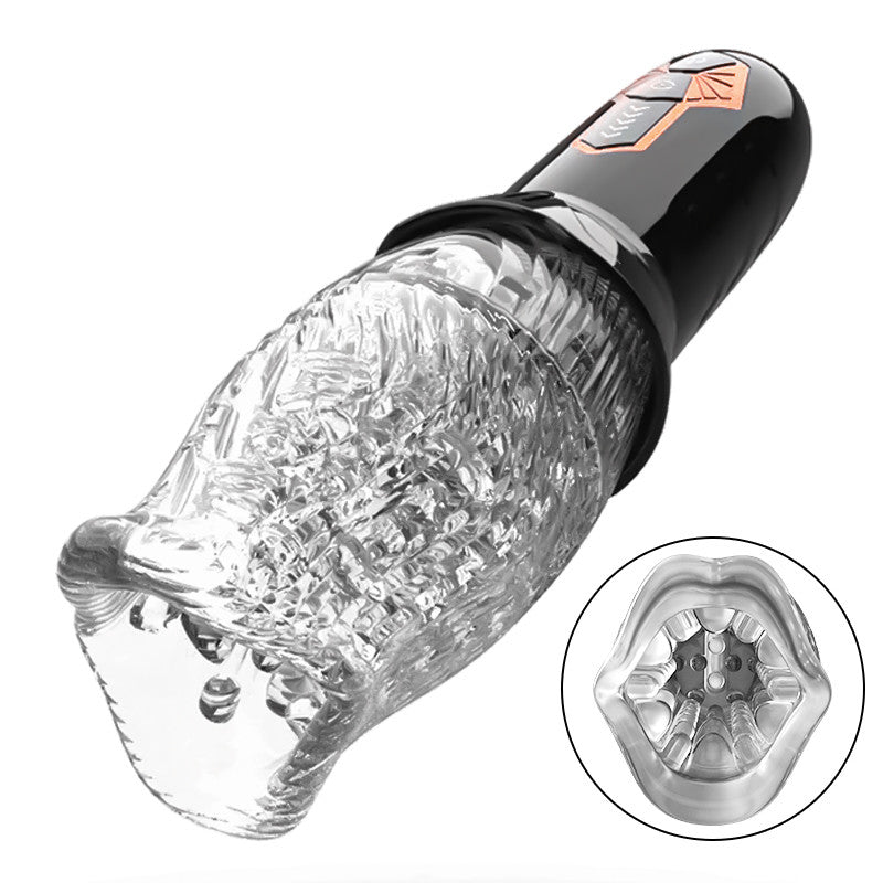 TORNADO - ORKAAN 2 IN 1 Oralsex Cup Masturbator 7 Rotatie 7 Vibration Acmejoy