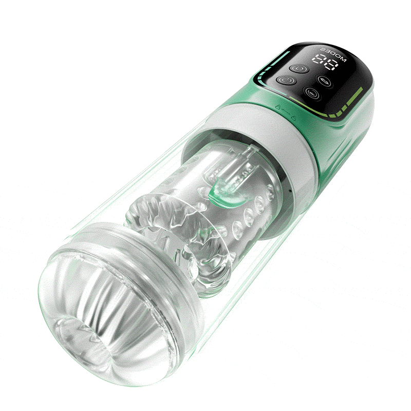 Heaven - 5-in-1 Automatische Masturbator Roterend Stotend Zuigend Vibrerend Likken Stroker