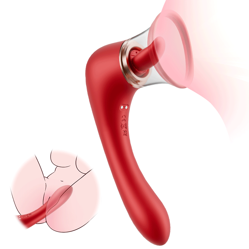 Fopspeen Zuigen Trilling Clitoris Vibrator Tepel Stimulatie