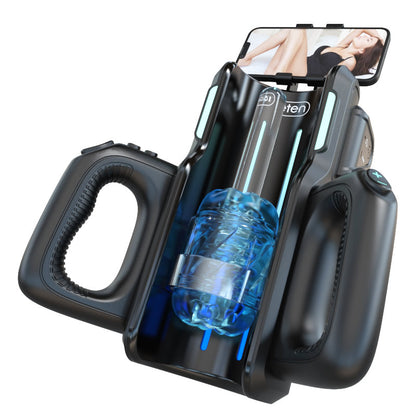 【Gratis verzending】LETEN 10 Krachtige motormasturbator met hoge snelheid en telefoonhouder