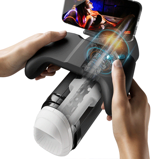 Turbo 10-Modus Explosieve Stroker – Immersief Gamepad-ontwerp met Telefoonhouder