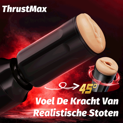 ThrustMax Hands-Free Automatische Masturbator Cup met Standaard