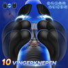 Automatische 10-vinger Pinchin & Tapping voor massagetherapie Penis Vibrator