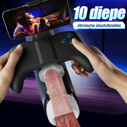 Turbo 10-Modus Explosieve Stroker – Immersief Gamepad-ontwerp met Telefoonhouder