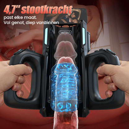 【Gratis verzending】LETEN 10 Krachtige motormasturbator met hoge snelheid en telefoonhouder