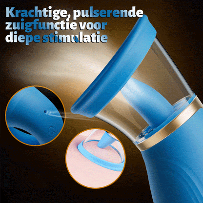 Sierra - Zuigkracht Intensie Tong-Likkende Clitoris & Tepel Stimulator