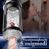 5 Draaien 5 Zuigen 7 Vibreren Masturbatie & Training 2 IN 1