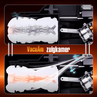 LETEN 10 Stuwzuigende, verwarmende masturbatorbeker