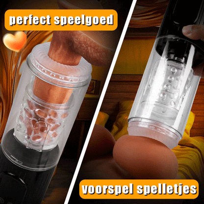 【Proef iets nieuws】Aisia-4 Zuig 5 Stuwende Roterende 3 in 1 Orale Seks Stroker