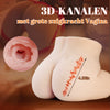 5 Zuigen realistische vagina en kont masturbator 6.6LB