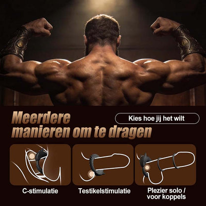 Dragon Thunder – 10 standen vibrerende penisring, langdurig siliconen speelgoed