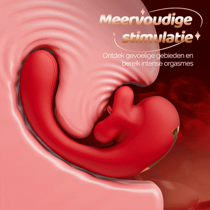 Little Rose - 10-frequentie beet, 10-frequentie vibratie, ultrazachte vrouwelijke vibrator