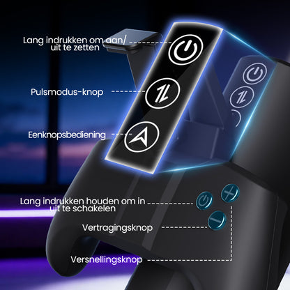 Turbo 10-Modus Explosieve Stroker – Immersief Gamepad-ontwerp met Telefoonhouder