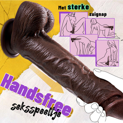 Outrider vibrerende stotende dikke lange levensechte dildo 10,75 inch