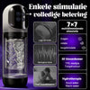 Vortex - 7 Zuigende Dubbele-Temperatuur SPA Boner Vergroter 7 Roterende 360° Massage Masturbator