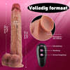 Brodie - Outrider Grote Siliconen Dildo 7 Stoot- en Vibratiemodi Realistische Details 10,75 Inch