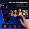 King‑App‑bestuurde krachtige zuigmasturbator, 360° diepe strakke omhulling, eenvoudig schoon te maken