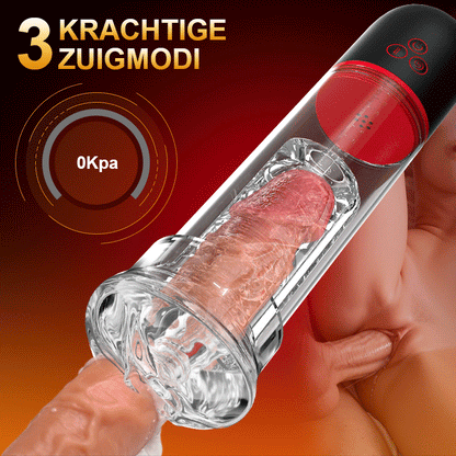 2 IN1 9 Vibratie 3 Zuigmodi Penispomp S-HANDE