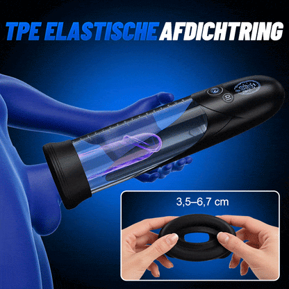BathFun Pro - AI-drukgestuurde vacuümtrainer met 9 standen, LCD-scherm met realtime drukweergave, 58 dB pomp