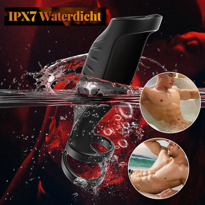 【Hot New Products】ochefficient Penis Ring door Vibratie met 9 Frequenties