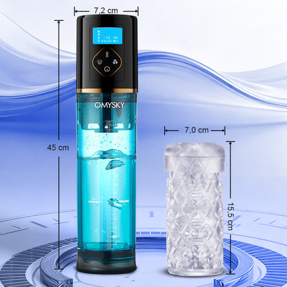 【Verzending op 10 augustus】Acmejoy - Markham Hydrotherapie Water Vortex Penispomp met 6 Vortex-standen