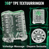 Heaven - 5-in-1 Automatische Masturbator Roterend Stotend Zuigend Vibrerend Likken Stroker