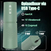 Abyss - 10 Zuig- & 10 Vibratie Vacuüm Penis Pomp Vergrotingspomp Mannen Masturbator
