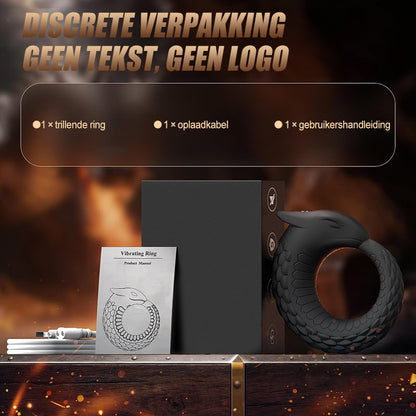 Dragon Thunder – 10 standen vibrerende penisring, langdurig siliconen speelgoed