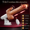 Acmejoy - Sex Machine 90° Automatisch Verstelbare 8 Stuwende & Trillende & Likkende Dildo's Vibrator