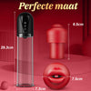 Red Fury Armour – 9-niveaus Suction Tech Penispomp met rode mond en getextureerde tunnel