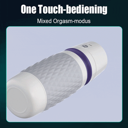 【Inclusief gratis smering】NOVA-Mechanische Mate 3 Zuigen 4 Vibreren APP Gestuurde Mannelijke Masturbator