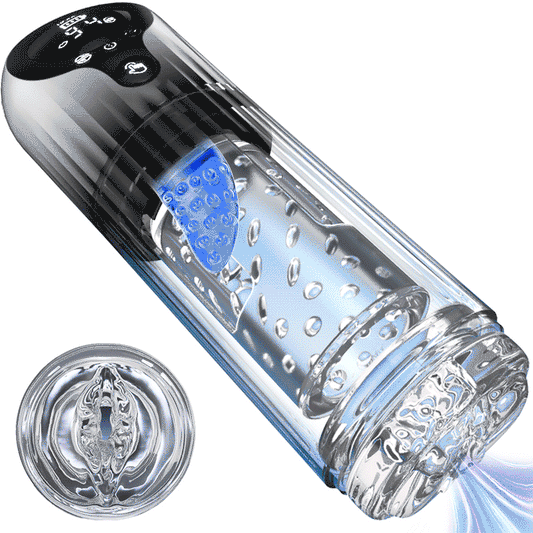 Vortex Male Stroker - 4 krachtige zuigstanden, éénknops boost, eenvoudig te reinigen met gratis glijmiddel