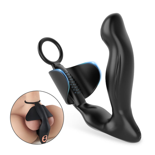 JOKER 10 Vibrerende Prostaat Vibrator Met Cockring