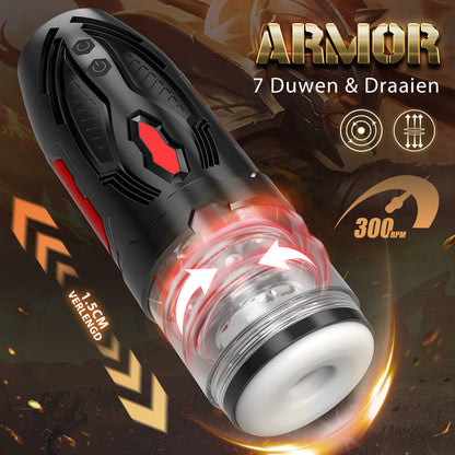 Armor 7 Thrusting Rotation Visible Masturbation Cup