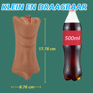 3 IN 1 Realistische Masturbator Pijpbeurt Pocket Poesje voor Mannen